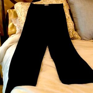 BCBG vintage black dress pants. Size 8, wide, flow